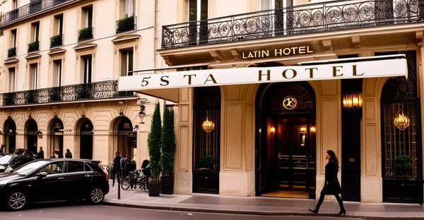 Hôtel 5 étoiles au cœur du quartier latin à paris